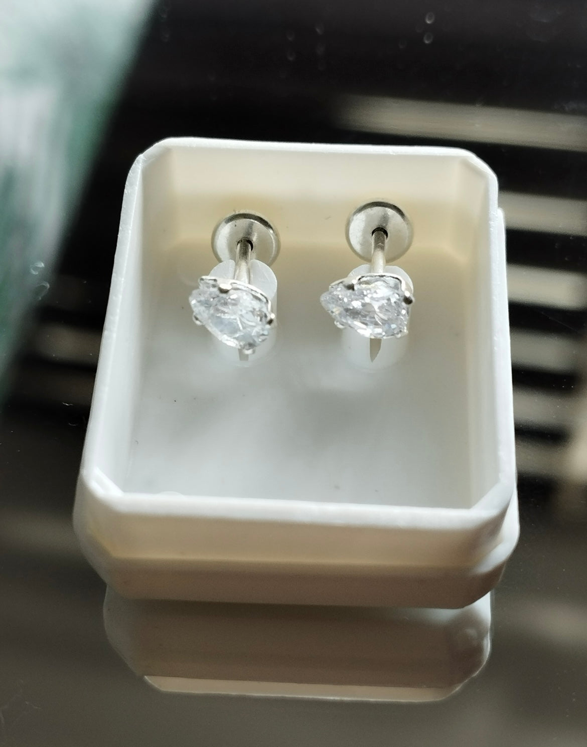 Abridor piedrita transparente